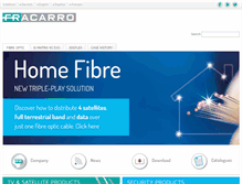 Tablet Screenshot of fracarro.co.uk