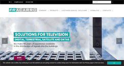 Desktop Screenshot of fracarro.com